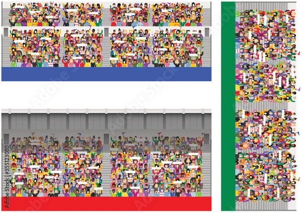 Obraz Grandstands and crowds