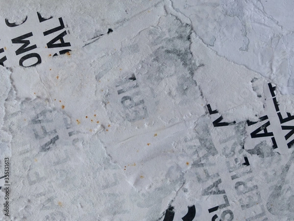 Fototapeta Fond affiches déchirées