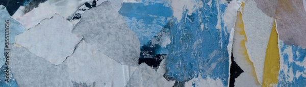 Obraz Fond affiches déchirées