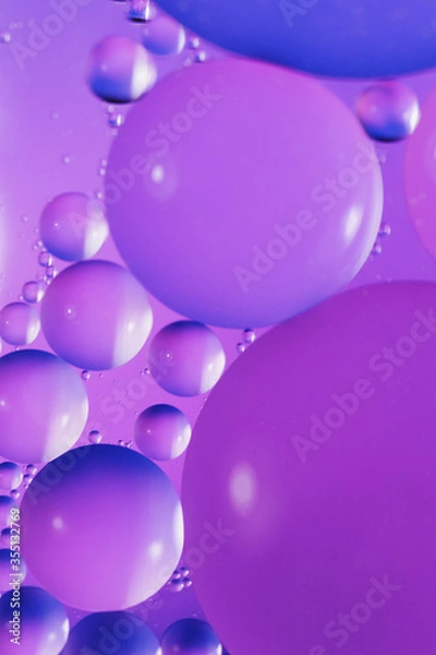 Obraz Macro up of liquid substances