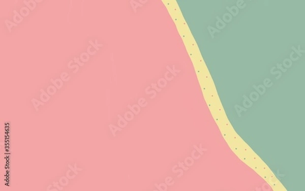 Fototapeta abstract background illustration, plain landscape background with lines and dots