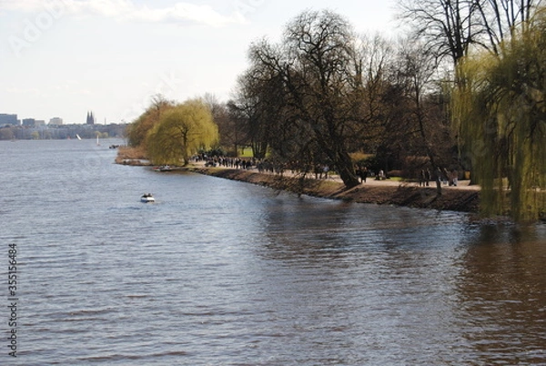 Fototapeta river side