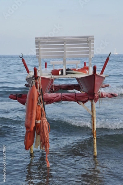 Obraz panchina di salvataggio