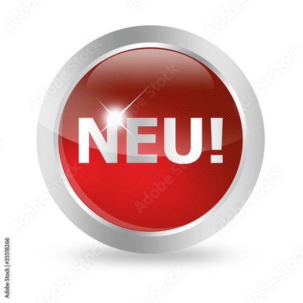 Obraz Neu Button