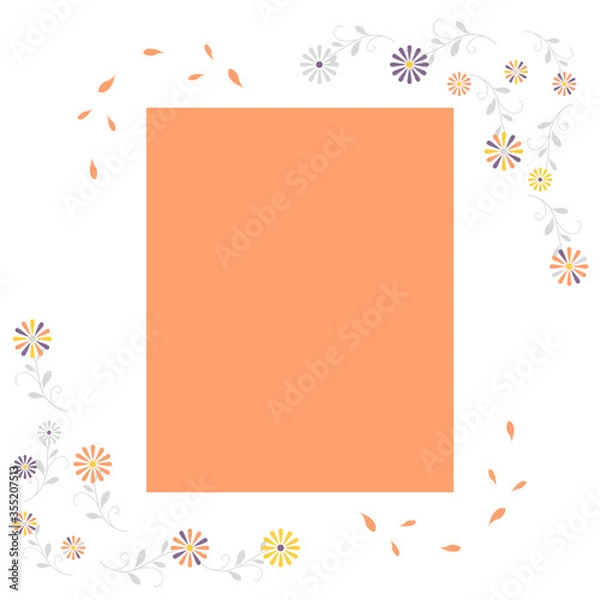Obraz abstract floral background