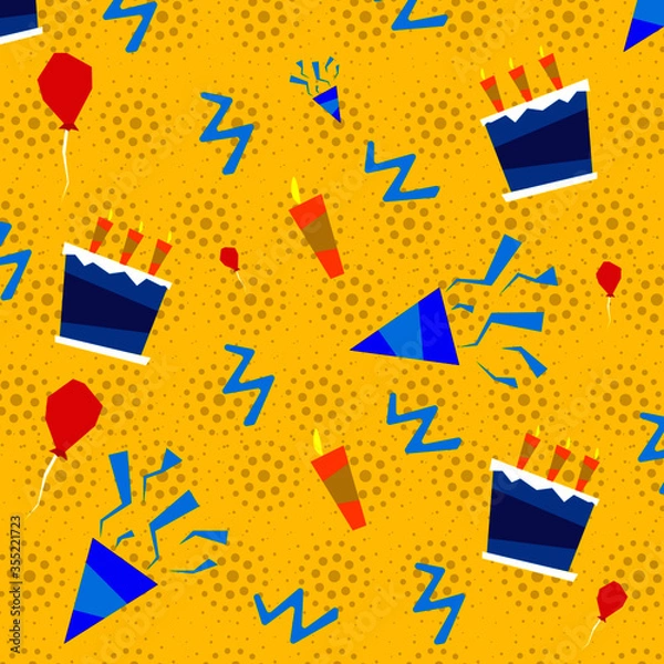 Obraz textura cumpleaños