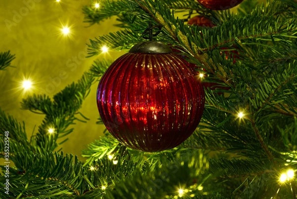 Obraz Weihnachtsbaumkugel
