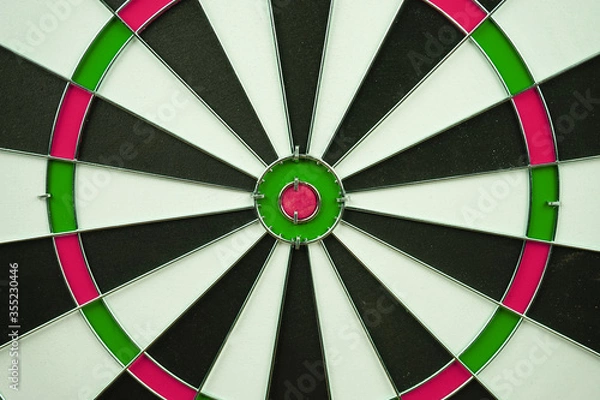 Obraz darts on white background