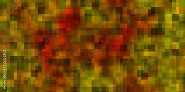 Fototapeta Light Pink, Yellow vector template with rectangles.