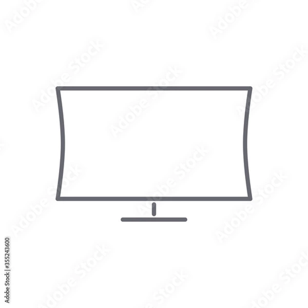 Obraz TV icon. Vector Illustration