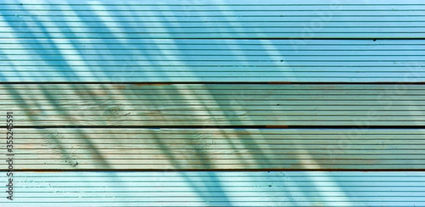 Obraz Wood wall in the shadows
