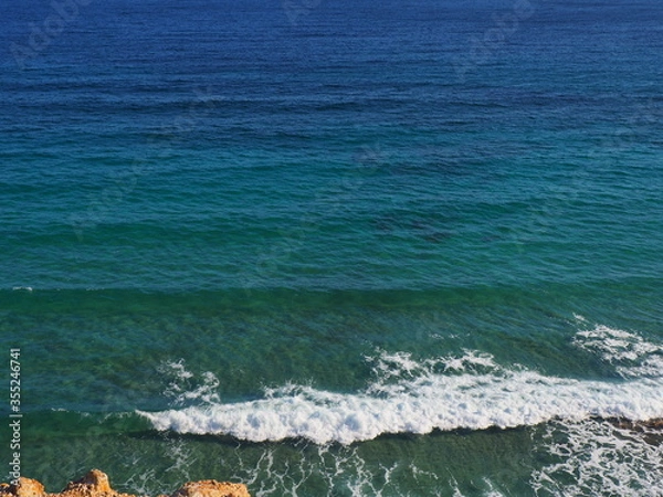 Obraz Mar cristalino olas 3