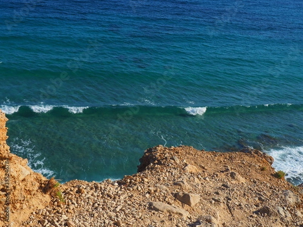 Obraz Mar cristalino olas 1