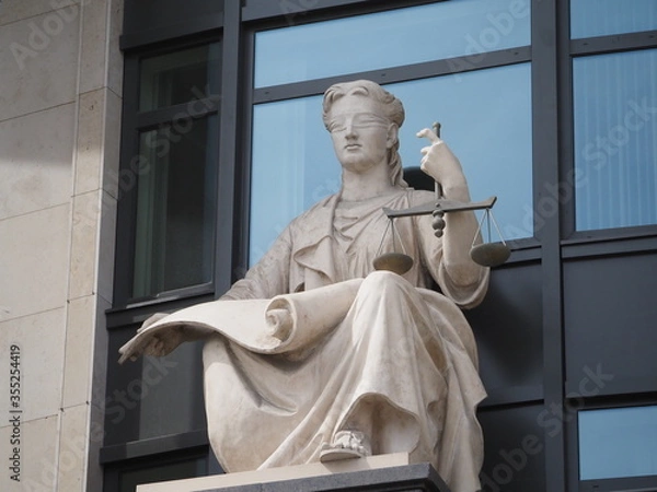 Fototapeta The statue of justice Femida.