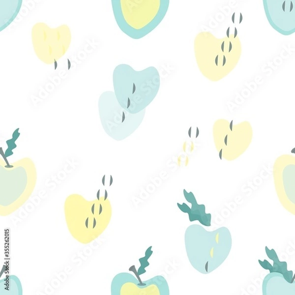Obraz seamless pattern with apples 