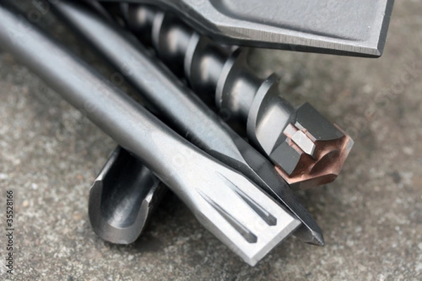 Fototapeta drill bits