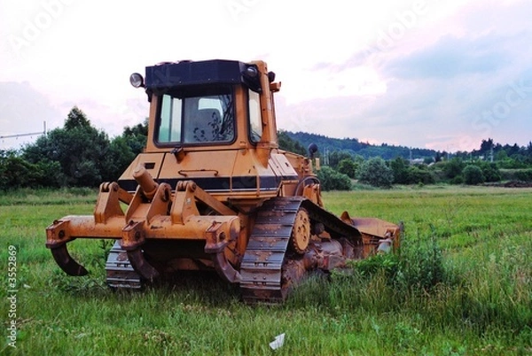 Fototapeta bulldozer 1