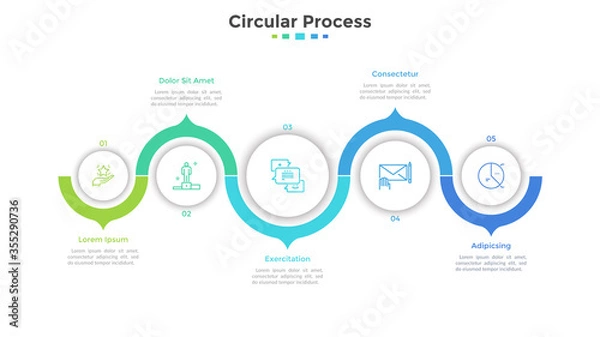 Obraz Modern Infographic Template
