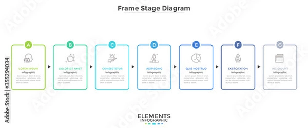 Fototapeta Modern Infographic Template
