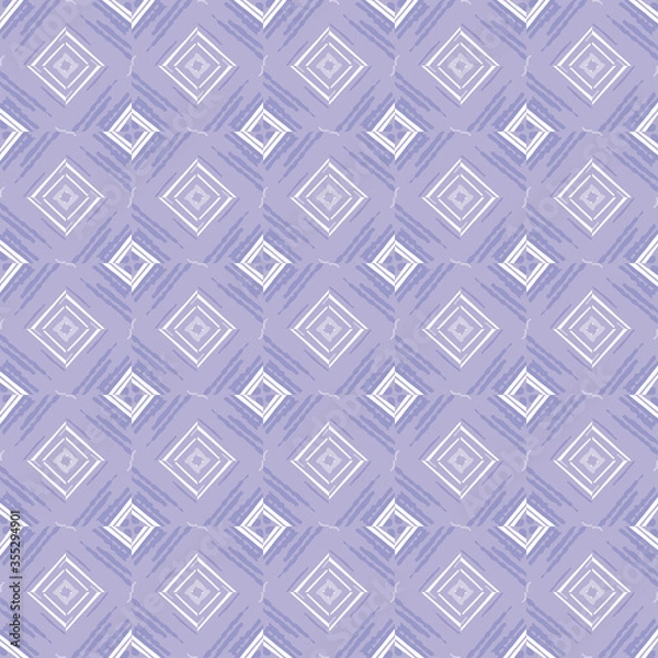 Fototapeta Vector seamless pattern texture background with geometric shapes, colored.