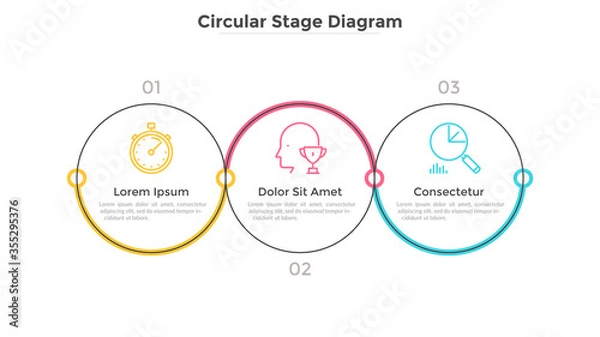 Fototapeta Modern Infographic Template