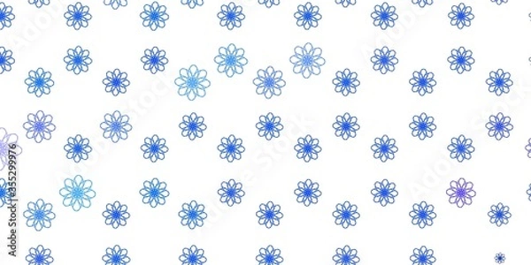 Fototapeta Light Pink, Blue vector backdrop with circular arc.