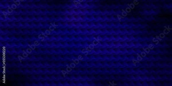 Fototapeta Dark Purple vector template with rectangles.