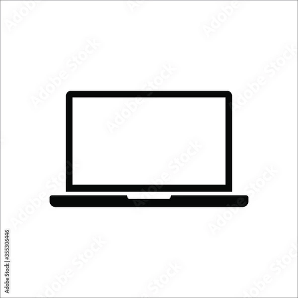 Obraz laptop icon vector