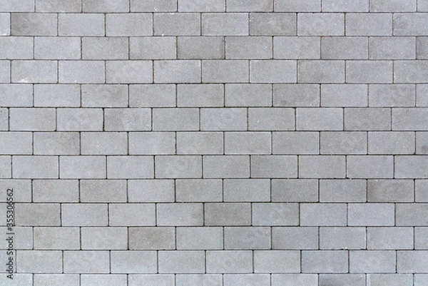 Obraz Background or texture made of gray sett pavement