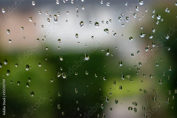 Obraz raindrops on the window