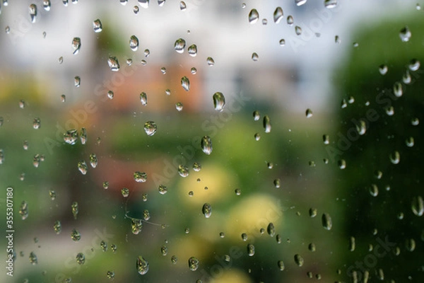 Obraz raindrops on the window