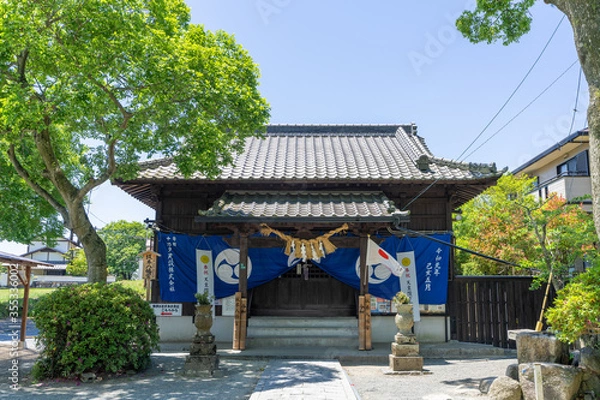 Obraz 坂本八幡宮_福岡県太宰府市