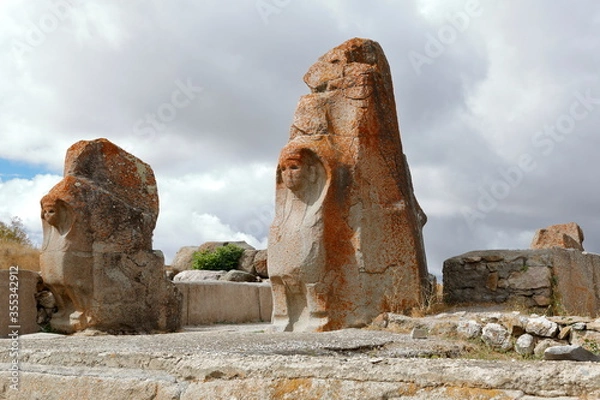 Fototapeta Hattusha, the capital of the Hittite empire in the world heritage of Unesco, was discovered in Anatolia.