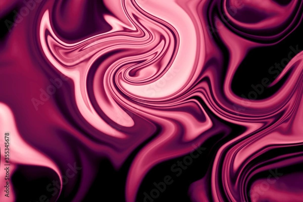 Fototapeta Abstract background of colorful liquid liner. Abstract texture of liquid acrylic.