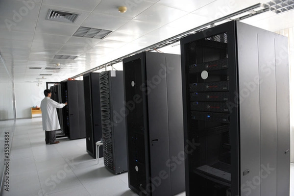 Fototapeta IT engineer working