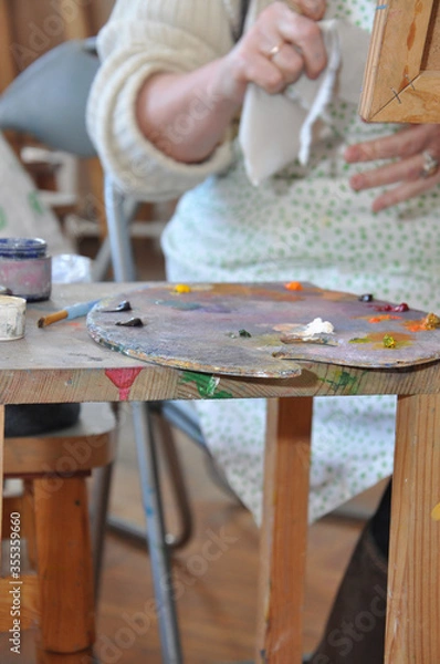 Obraz artist at work