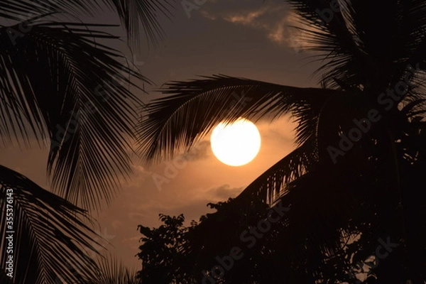 Obraz sunset at the beach