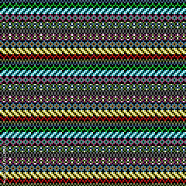 Fototapeta Seamless Pattern, Background and Texture, Weave look, size 15'' x 15'' at 300 resolution, can be used in Textiles, Tiles, Wallpapers, Backgrounds etc. 