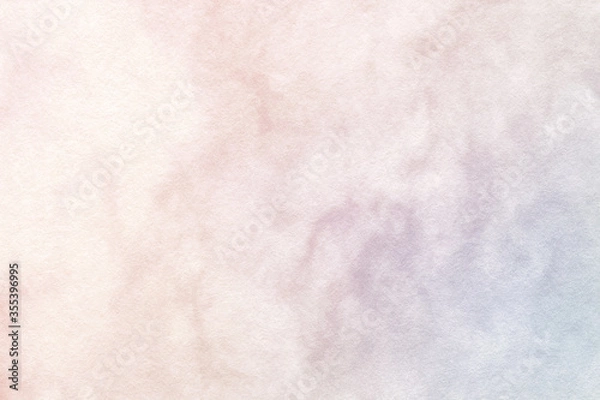 Fototapeta Multicolored pastel abstract background.Gentle tones paper texture. Light gradient.  The colour is soft and romantic.