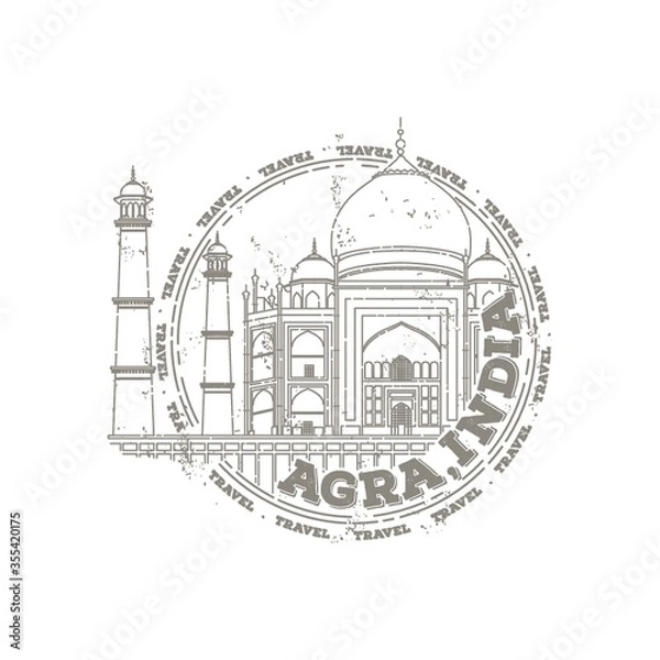 Fototapeta taj mahal