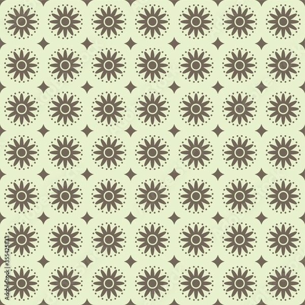 Obraz flower pattern background