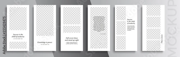 Obraz Editable Instagram Stories template. Streaming