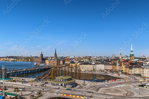 Fototapeta View of Gamla Stan, Stockholm, Sweden
