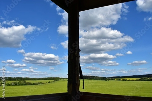 Obraz Widok na pola. 