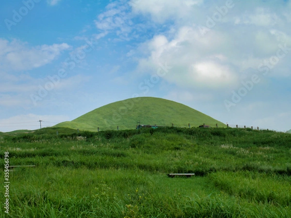 Obraz 雄大な阿蘇の山