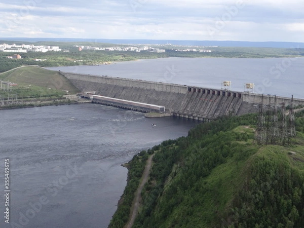 Obraz Ust-Ilim hydroelectric station