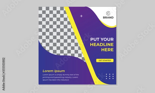 Obraz Creative  social media design 