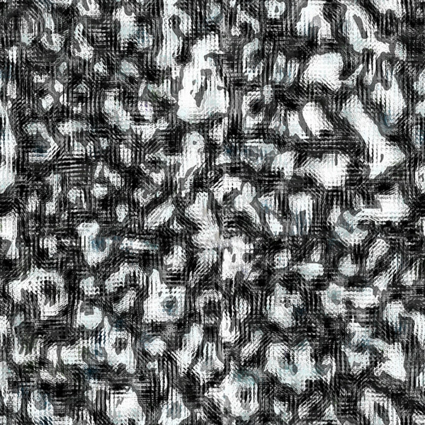 Obraz Creative art seamless pattern with different shapes and textures.Leopard pattern design. Collage. textile, website, background, wallpaper.