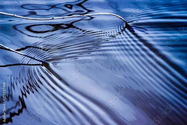 Obraz blue water waves