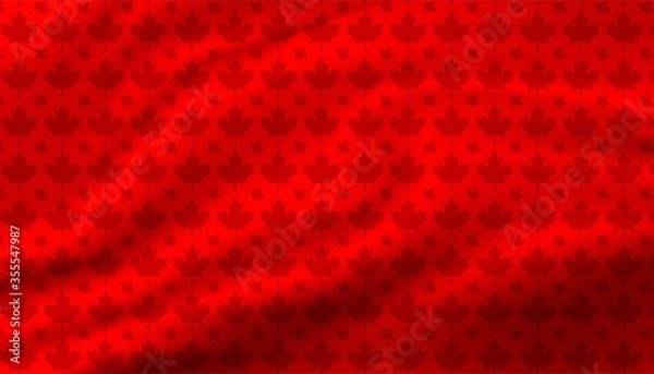 Fototapeta Canada maple leaf pattern background template.